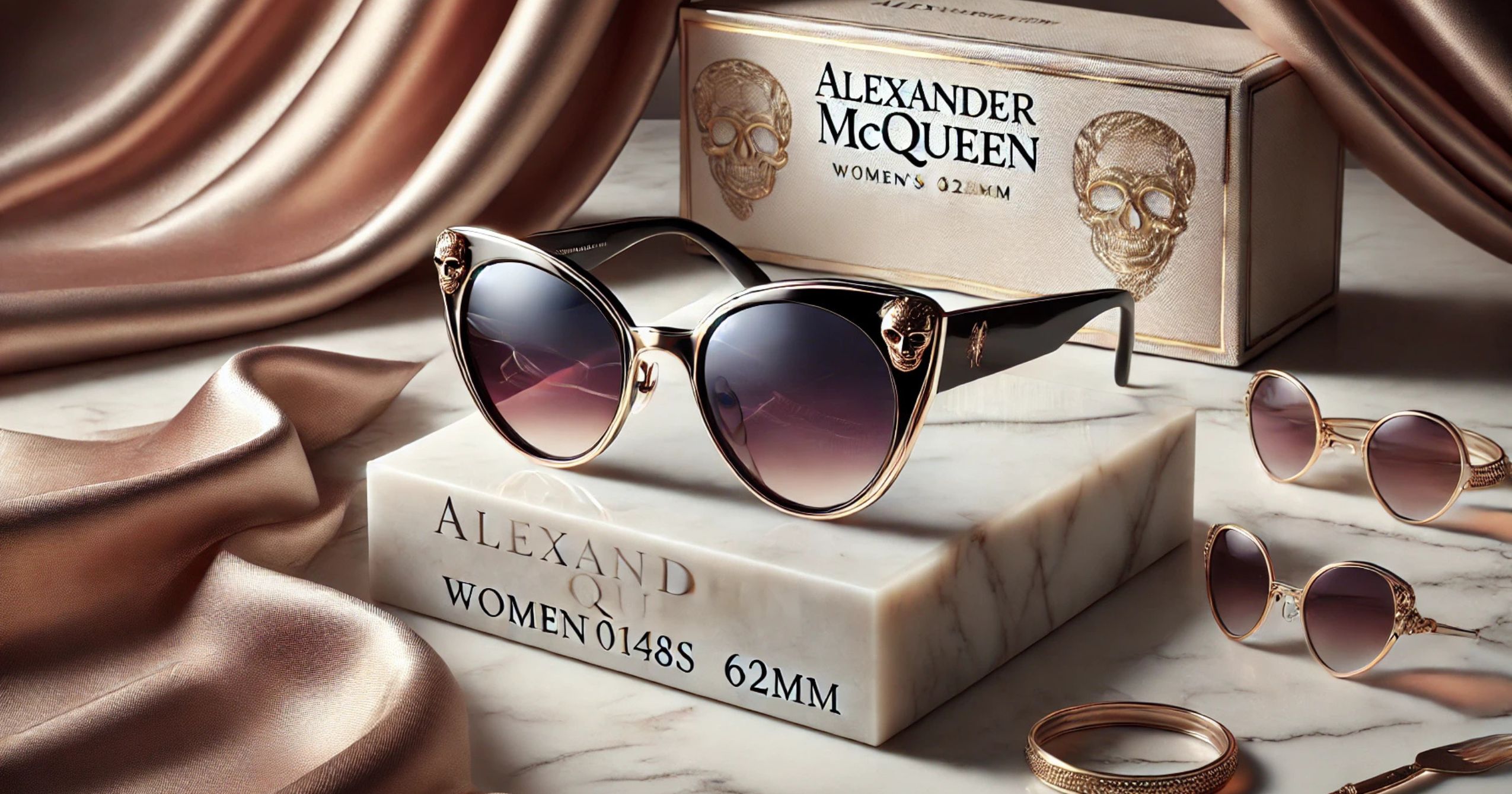 Alexander McQueen Women's Sunglasses AM0148S 62mm