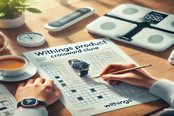 withings product crossword clue